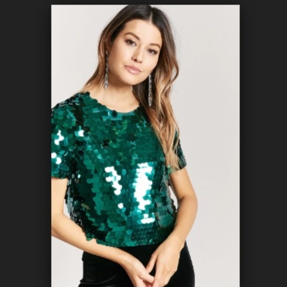 big sequin top